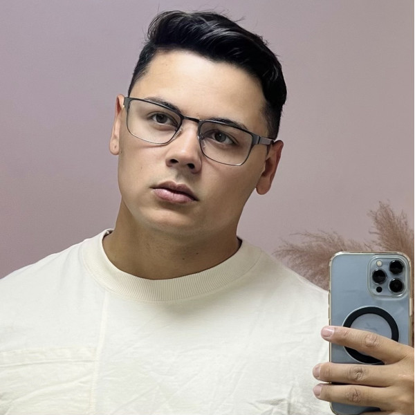 Armação de Óculos AQ240505 Quadrado Grafite